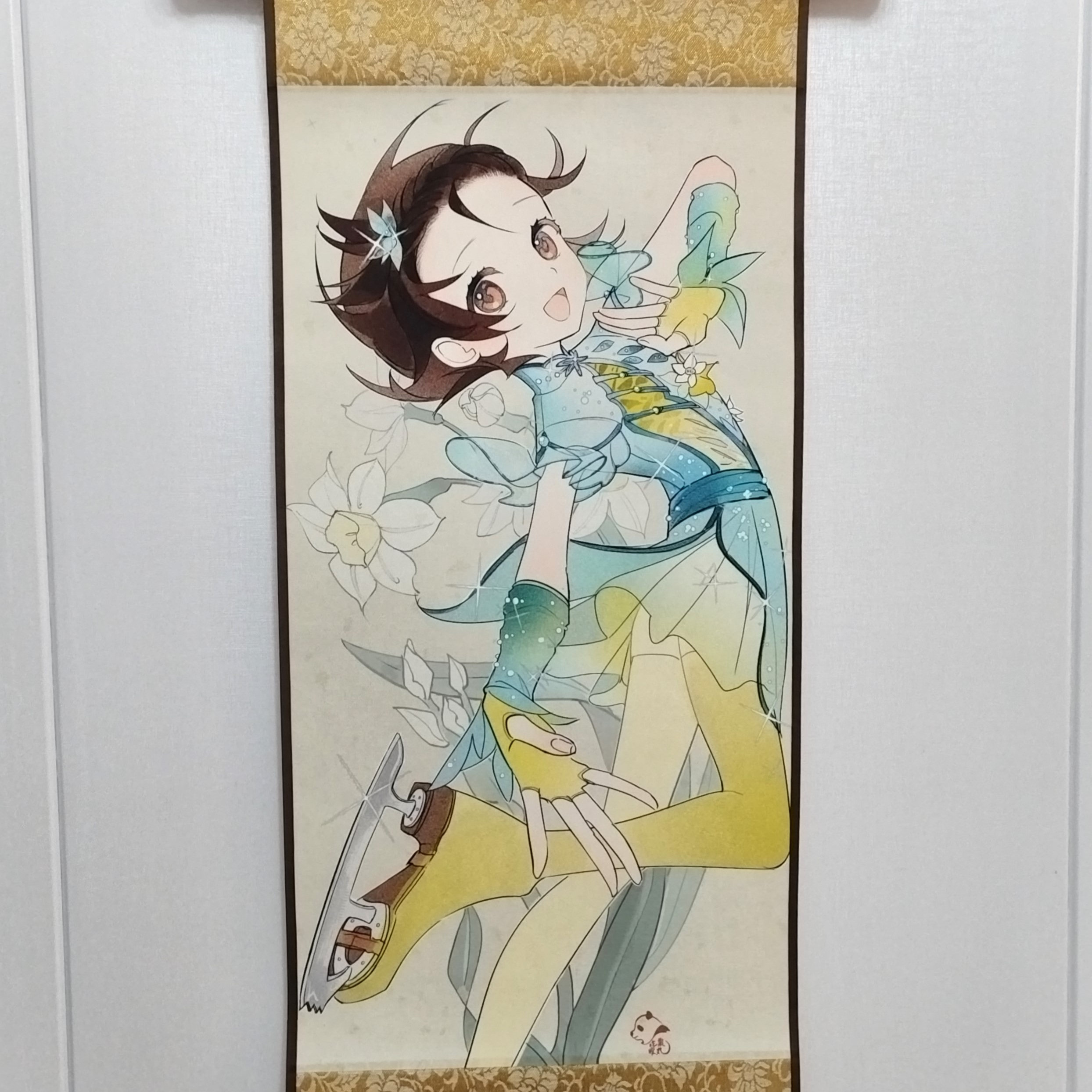 金牌得主结束祈功夫水仙国风挂画让生活有仪式感_动漫挂件_淘宝游戏网