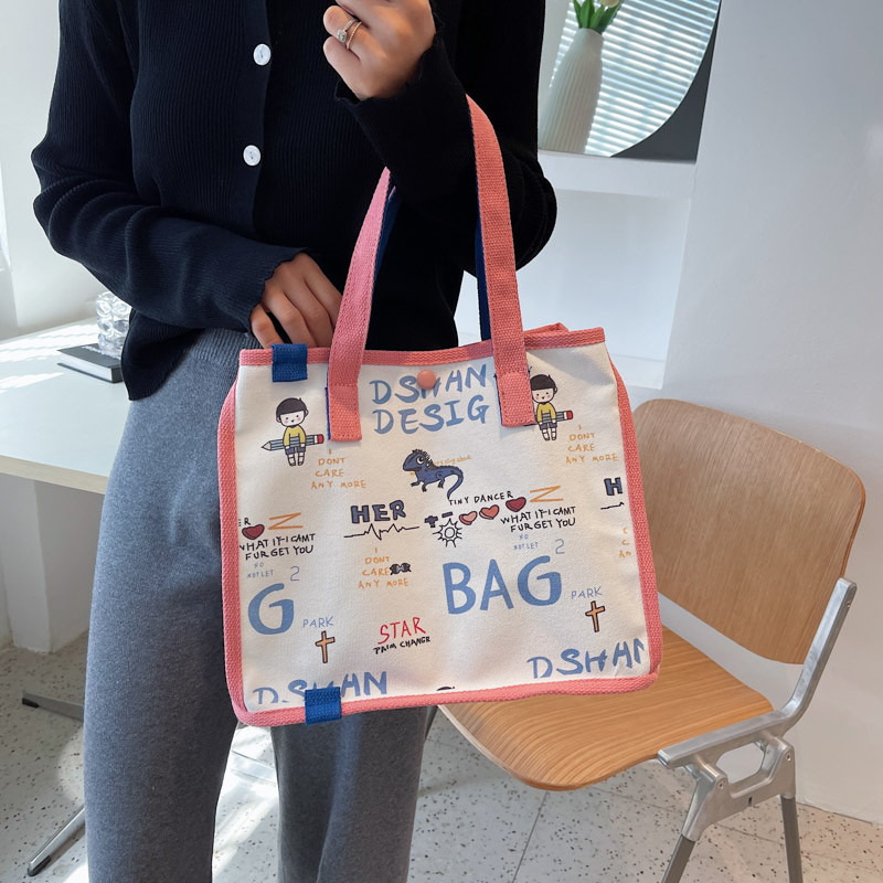 Going out fashion mommy bag mother and baby bag tote canvas bag baby mom take baby out for walk baby large capacity tote bag