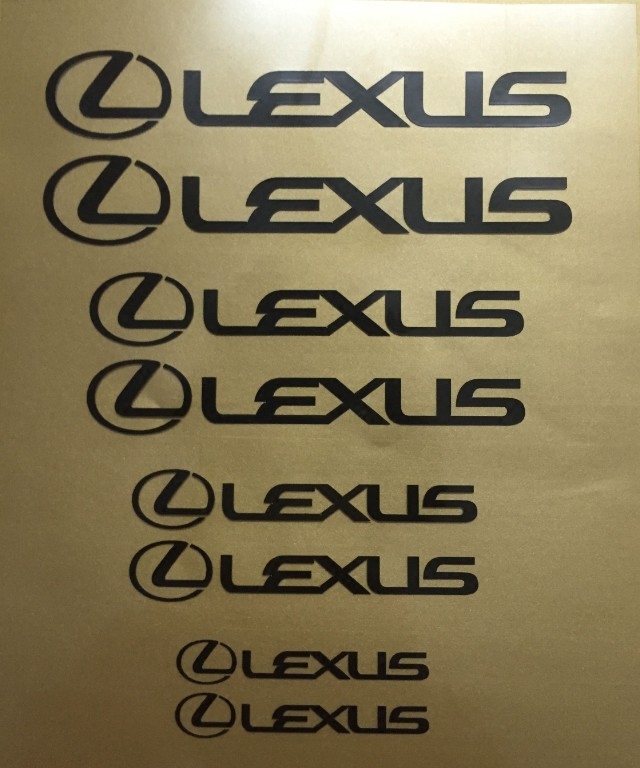 Lexus caliper stickers high temperature brake stickers car stickers personalized caliper modification