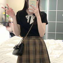 5 5 5 night 8 oclock (little Lingu) foot room JK uniform 100 lap summer pure cotton T-shirt short sleeve