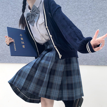 (Beigang) size feet JK Original uniform Western-style school for deep-lattice half-body dress with short skirt plexigma