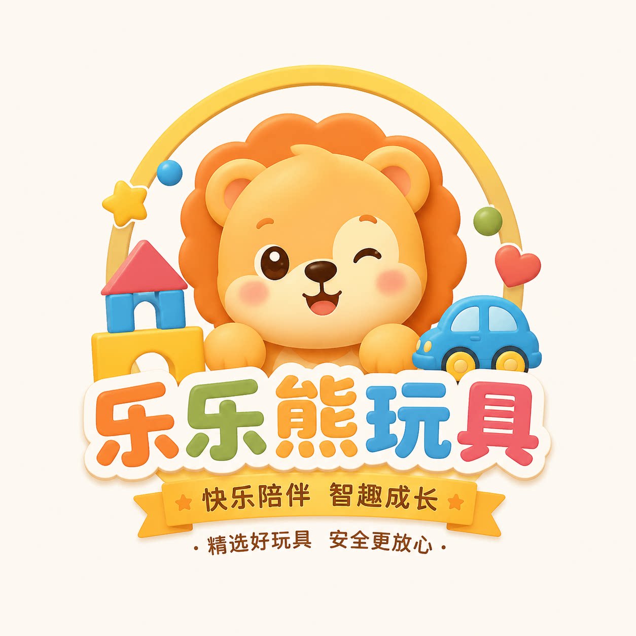 乐乐熊玩具的LOGO