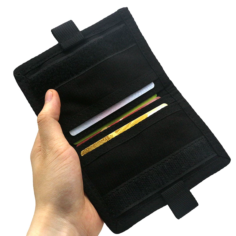 Нейлоновый универсальный держатель карт, кошелек на Velcro, японский и корейский стиль