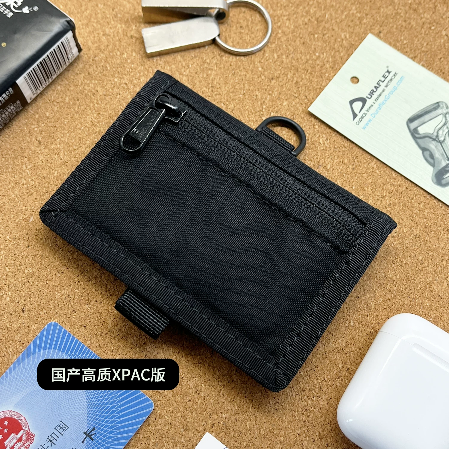 Нейлоновый универсальный держатель карт, кошелек на Velcro, японский и корейский стиль