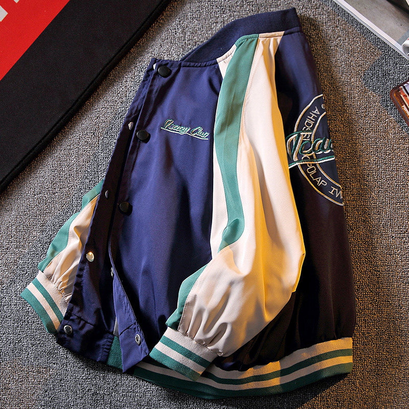 Children's wear boys' thin jacket spring and autumn 2022 new middle and big children's fried street sports boy autumn baseball uniform