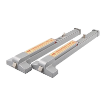 Jinhanli fire door alarm push rod lock fire safety channel aisle lock flat push escape door lock stainless steel
