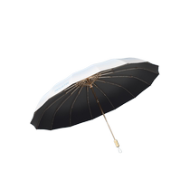 Japanese Houstin parasol womens vinyl super sun protection and anti-UV sun umbrella wind and rain UPF50