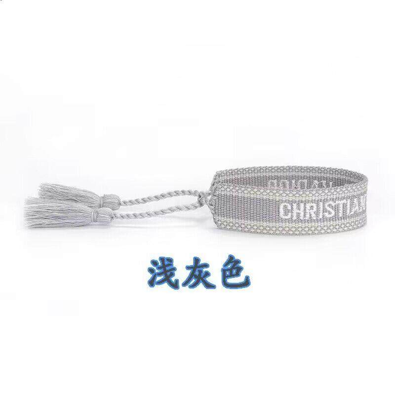 护腕遮疤露西同款手錬苏黎世晚宴流苏手錬手绳字母编织刺绣民族风 4
