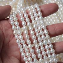 Pearl Natural Freshwater Diy Pearl Material Strong Light Handick Handmade necklace Different Semi - finished products Serial Pearl Material Chain 4 5