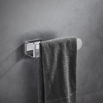 Toilet Wipe Hand Towel Rack Wall-mounted Briefing Towel Rod Bathroom No Punch Creative Transparent Bath Towel Rack Towel Ring