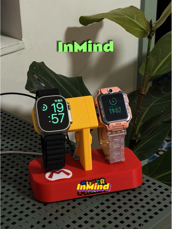 Dual Watch Charging Stand, Compatible with All Major Brand Chargers, Watch Charging Stand