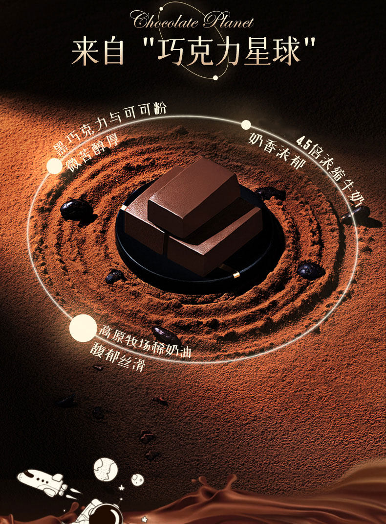 Meadow Gold 美登高 冰山生巧 巧克力口味冰淇淋 4盒装（12支）天猫优惠券折后￥79.8包邮