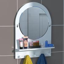Mirror toilet bathroom wall punch-free sanitary wash rack mirror sticker table hanging wall hanging dressing makeup small