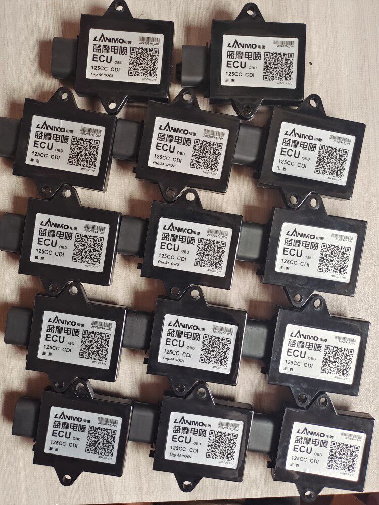 Blue Moelectric spray system GY6125 (AC) original plant ECU 18 pin main board model complete-Taobao