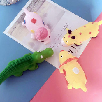 Bear crocodile dog toy interactive training toy ຂອງເດັກນ້ອຍ vocal ສັດຂະຫນາດນ້ອຍ toy ສັດລ້ຽງໃຫມ່