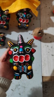 河南特产 淮阳泥泥狗招财兽 泥咕咕 泥哨 手工泥塑  非遗伴手礼