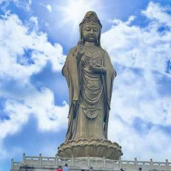 舟山市普陀山的LOGO