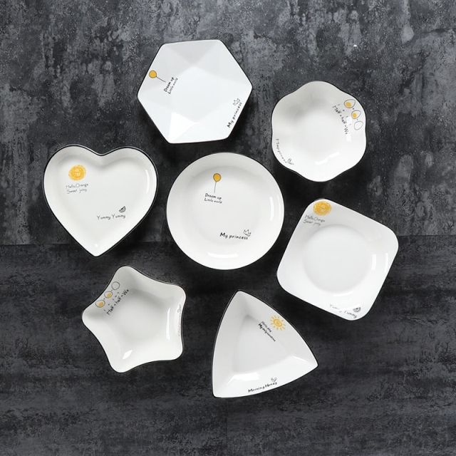 Kindergarten recipe photo dinner plate tableware bowl food set plate food set props meal set plate net red