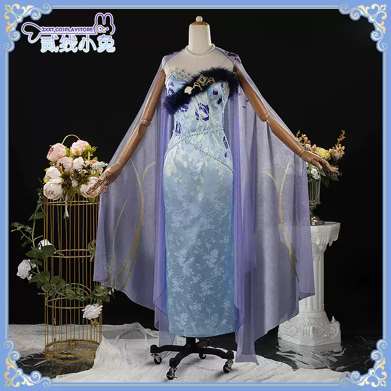 二线小兔赛马娘cos服蔚蓝加冕极峰花嫁cosplay服装