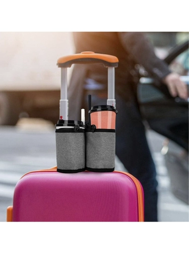 Чемодан для путешествий, портативная сумка для хранения, коробочка для хранения со стаканом, универсальная ручка