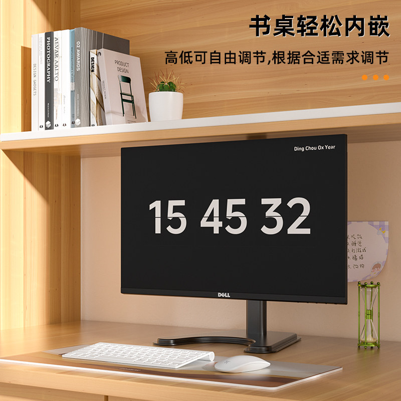 Universal Computer Monitor Stand with Vesa Mount, Adjustable Height, Swivel, and Tilt, Compatible with Aoc, Xiaomi, Hkc