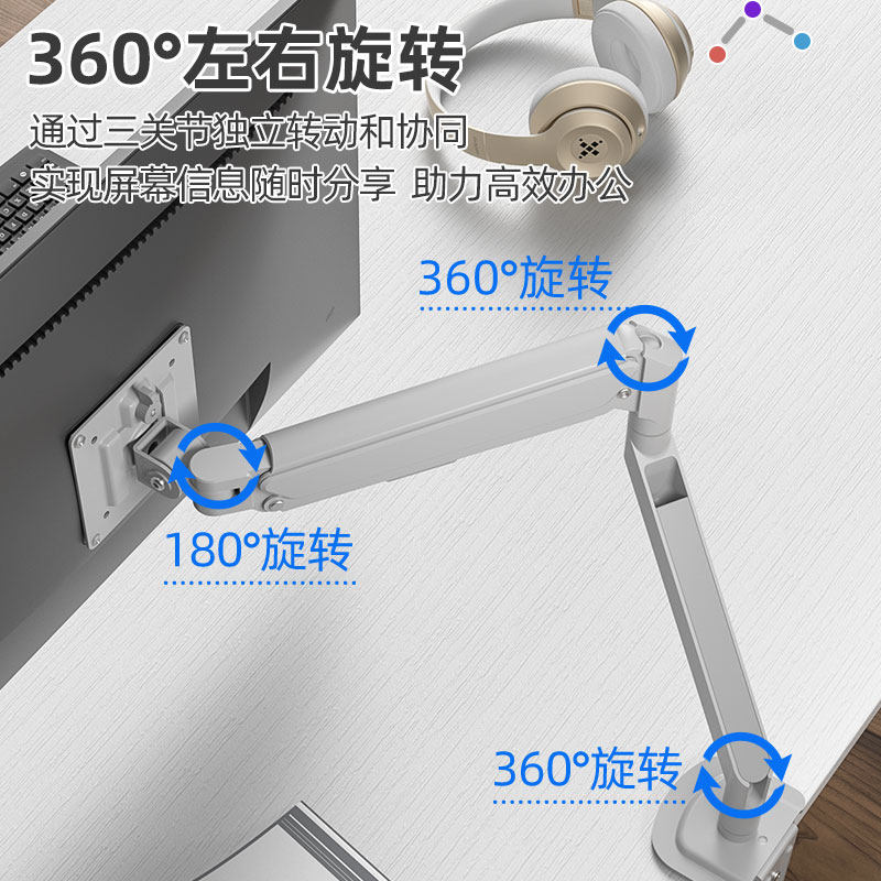 Suitable for Philips Lg Computer Monitor Stand Arm 27Gp850 E-Sports Online Class Office Desk Elevated Stand