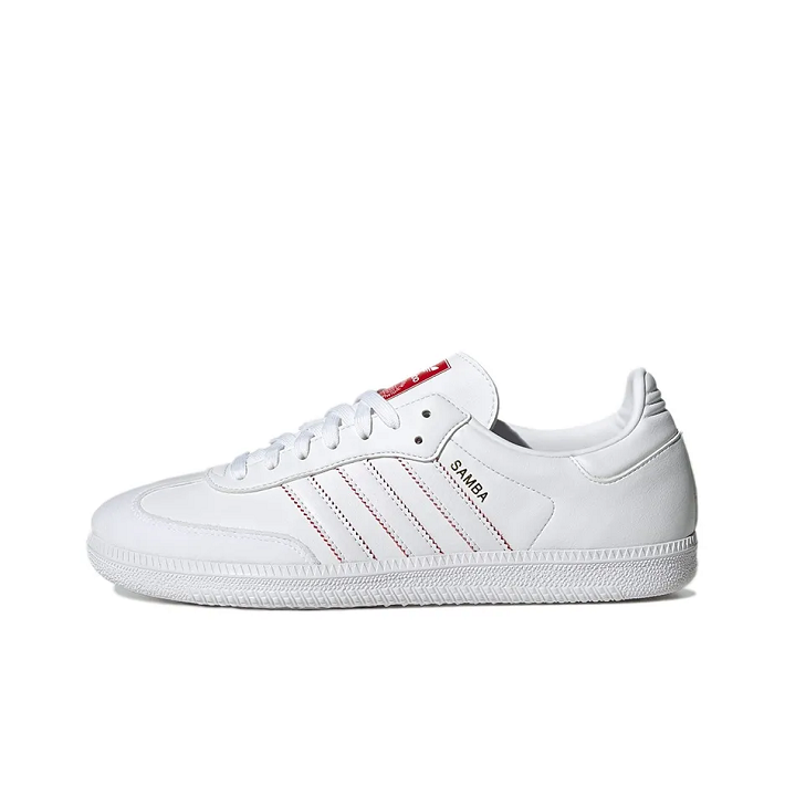 Disney x adidas originals Samba Vegan 板鞋男款白红色GY1890