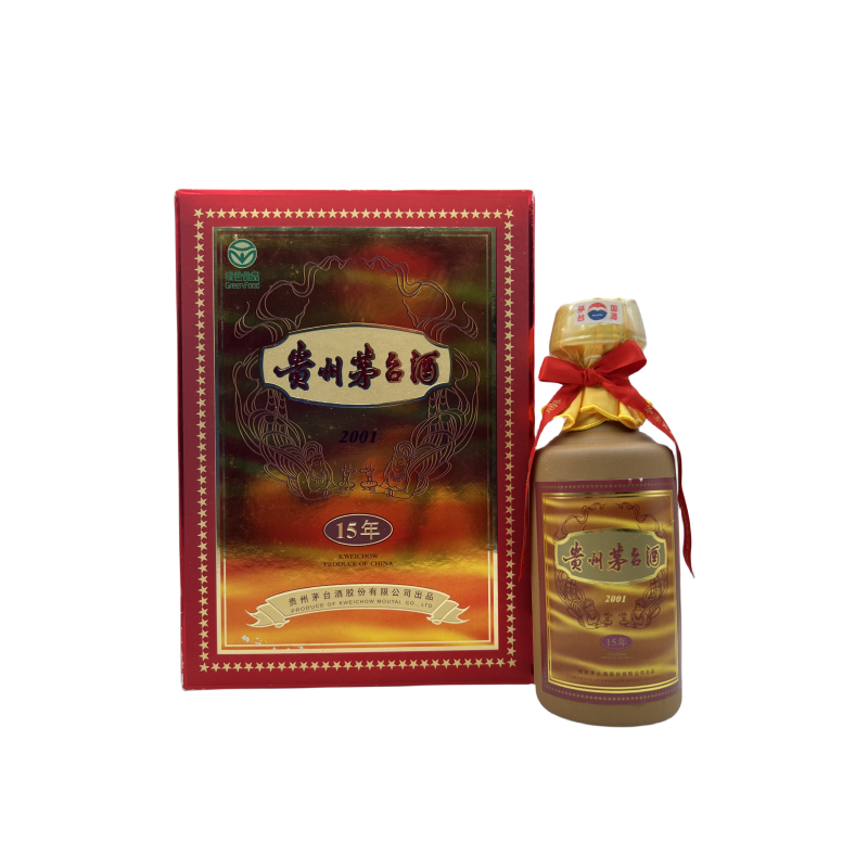 貴州茅台酒 2001年 Kweichow Moutai 2001年 貴州茅台酒 2001年 53% 500ml