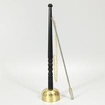 Buddhist utensils Buddhist temples niches meditation Yingqing laymen chanting sutras chanting sutras pure copper straight handle citation chime