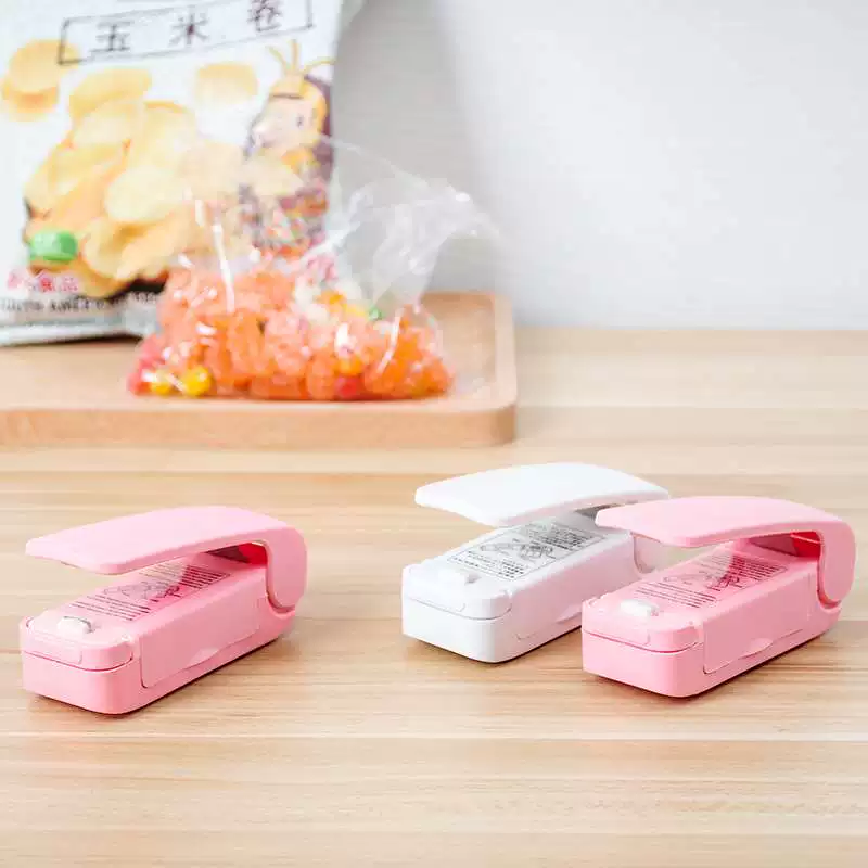 [Snack plastic bag mini sealing machine Candy color snack hea]