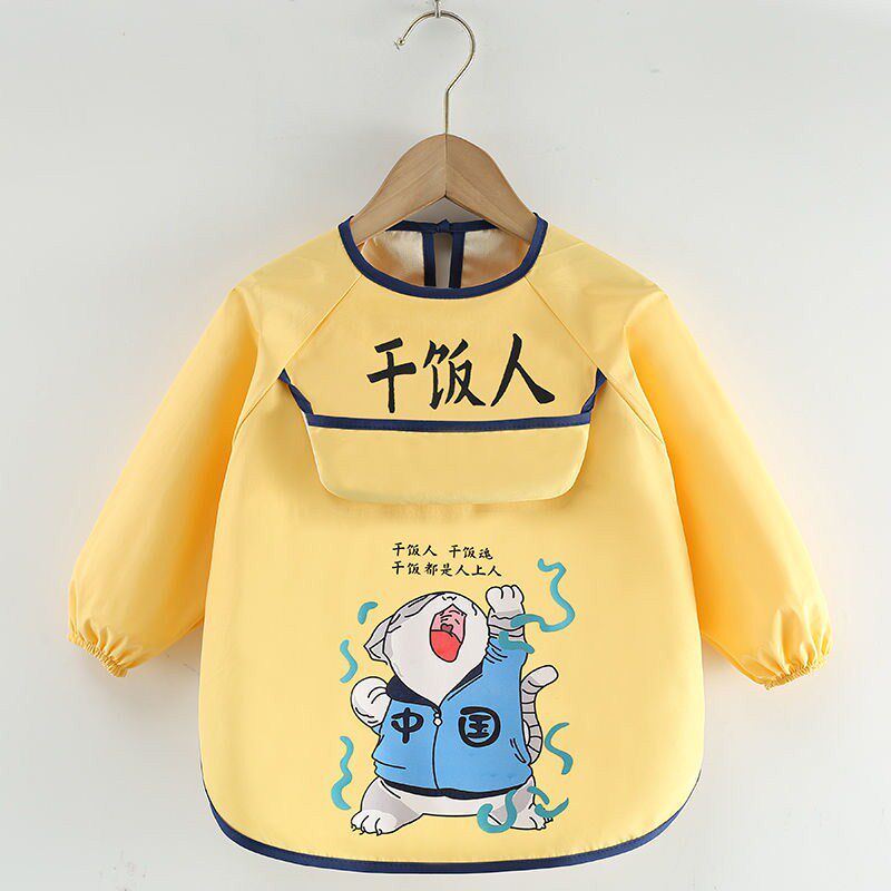 Summer children's meal waterproof and anti-dirty meal bib baby coverall thin section child bib baby men and women sleeveless apron