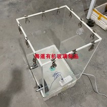 Transparent acrylic sealed box plexiglass fish tank water tank display box experimental gas storage box customization