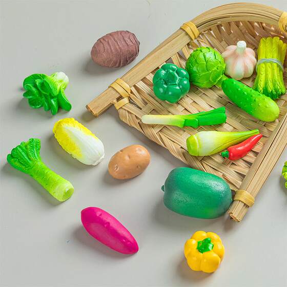 Micro-Landscape Creative Realistic Simulation Food Play Vegetable Dollhouse Landscaping DIY Decoration Accessories Miniature Ornaments