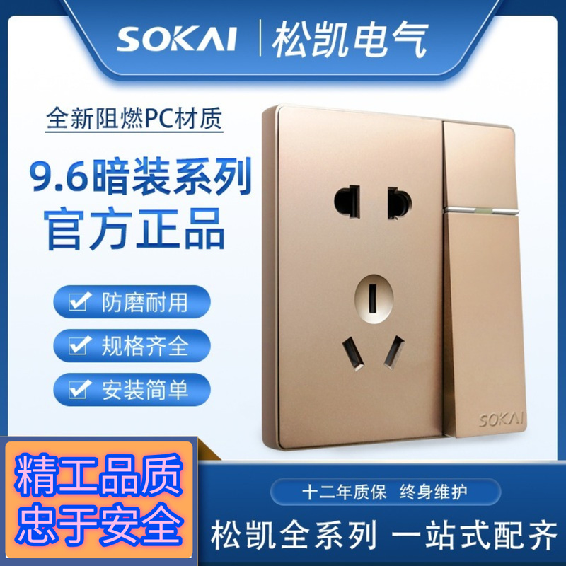 Songkai Electric 9.6 Series Switch and Socket