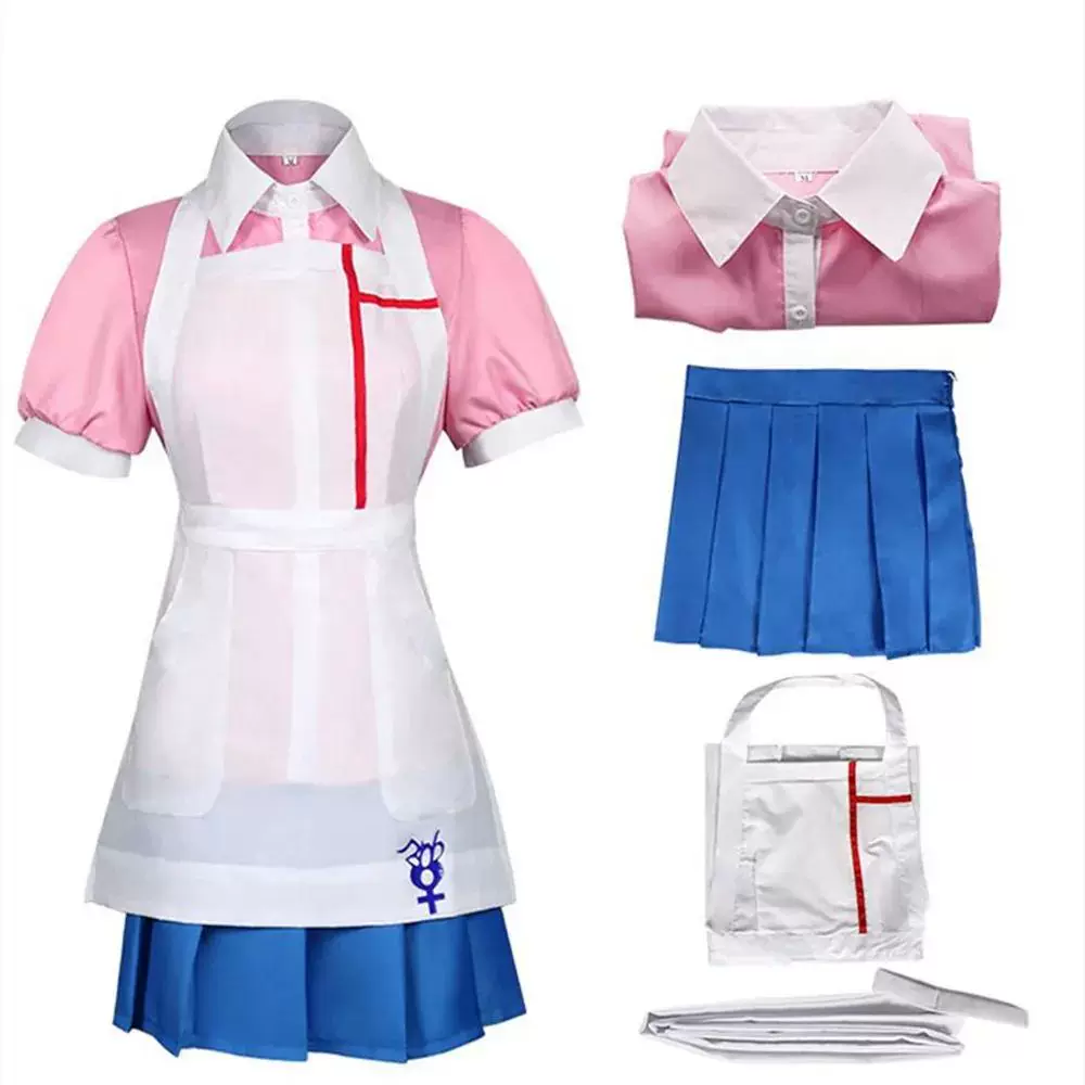 ДАНГАНРОНРА MIKAN TSUMIKI Аниме форма женское платье костюм косплей
