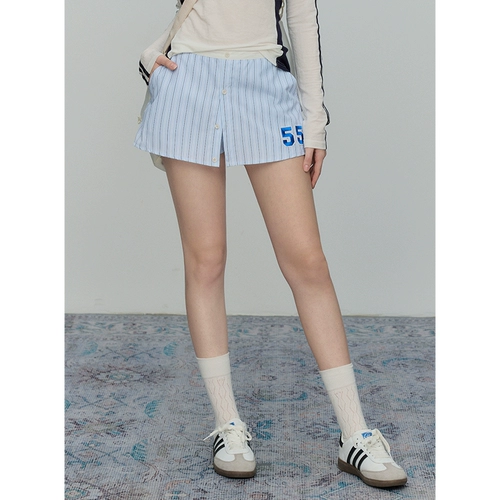 Оригинальный дизайнерский синий корсет, юбка для отдыха, штаны, с вышивкой, А-силуэт