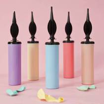 Labor-saving and easy-to-use balloon hand-push inflator two-way inflator air pump oblique mouth type