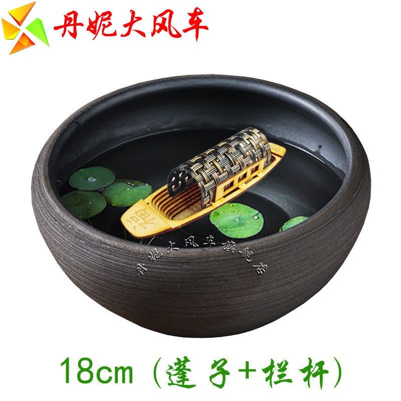 Microscape Launching Small Boat Mini Upper Water Stone Basin Landscape Fishing Boat Fake Mountain Fish Tank Small Wooden Boat Building Miniature Pendulum