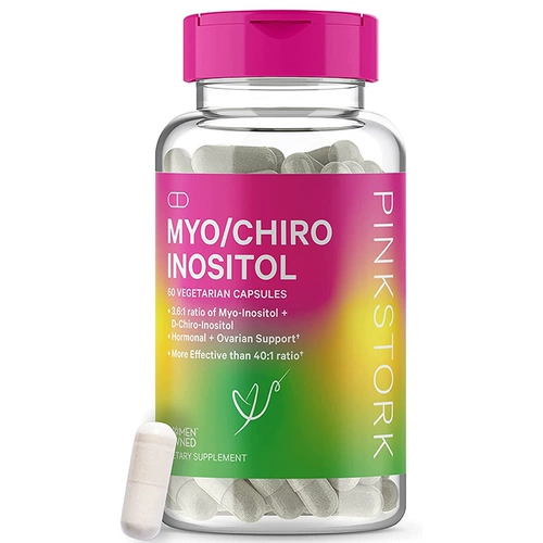 American Direct Mail Pinkstork Myo Chiro Inositol3.6: 1 Улучшенная версия мозететерола подготовки 60 капсул