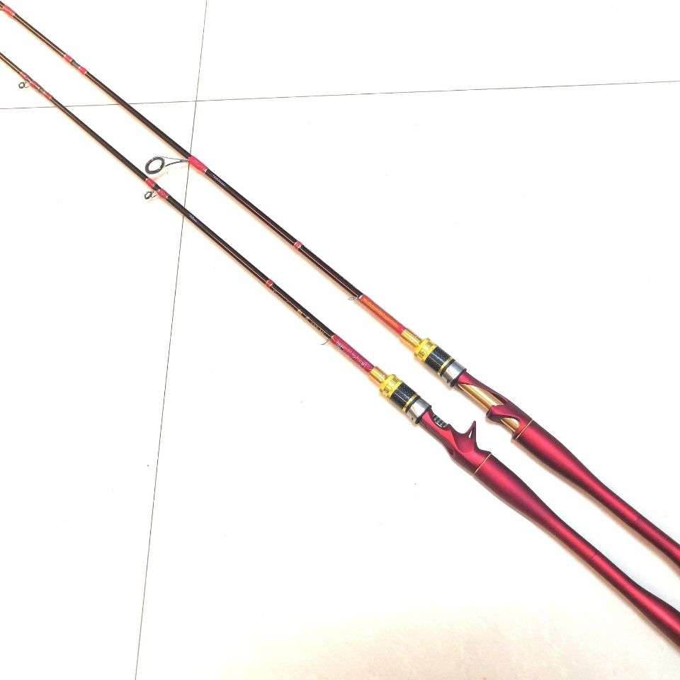 1 8-3 0 meters Luya rod ml Luya rod M adjustment long-distance casting rod sea rod straight handle gun handle fan rod sea bass warped mouth rod