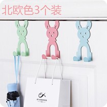 Door Rear Hanger Free Punch Door Behind Style Hung Hanger Wardrobe Wardrobe Door door Entrance Rack containing Divine Instrumental Office Table