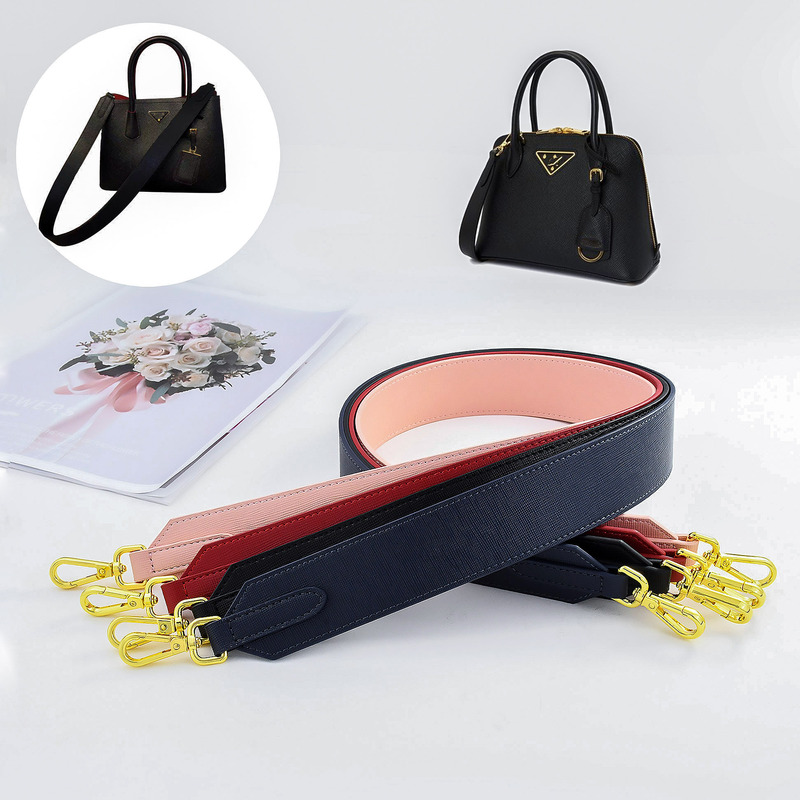 Suitable for Prada Killer Bag Shoulder Strap Replacement Accessories, Prada Cross-Pattern Bucket Bag Wide Shoulder Strap, Shell Bag Strap