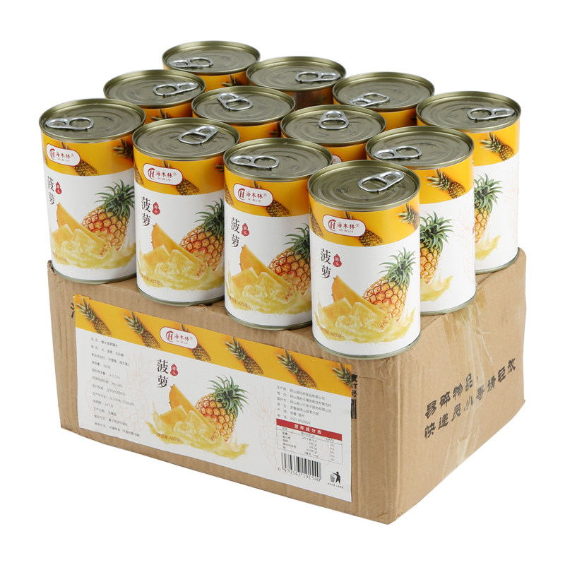 鳳梨控注意 425克6罐裝鳳梨罐頭 你的廚房新寵兒來