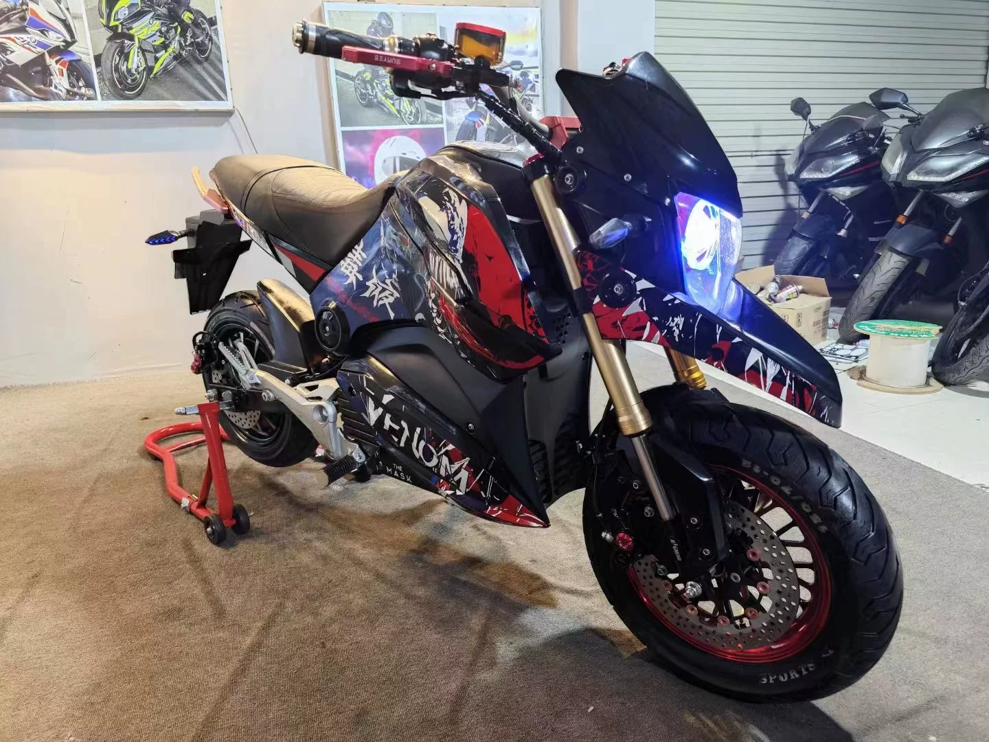 72V Monkey Электрический M5 электромотоцикл высокая мощность высокая скорость тюнинг скоростной трамвай