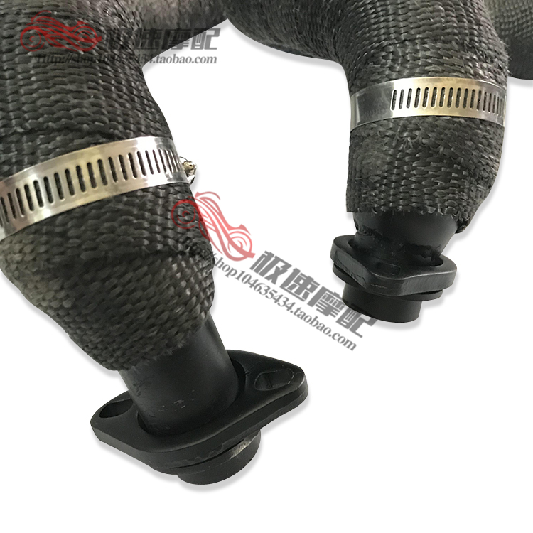 Lifan V16 Cruise Retro Sửa đổi song song Harley V-type song song 250 ống xả Hàng thẳng với ống giảm thanh - Ống xả xe máy ống bô xe máy