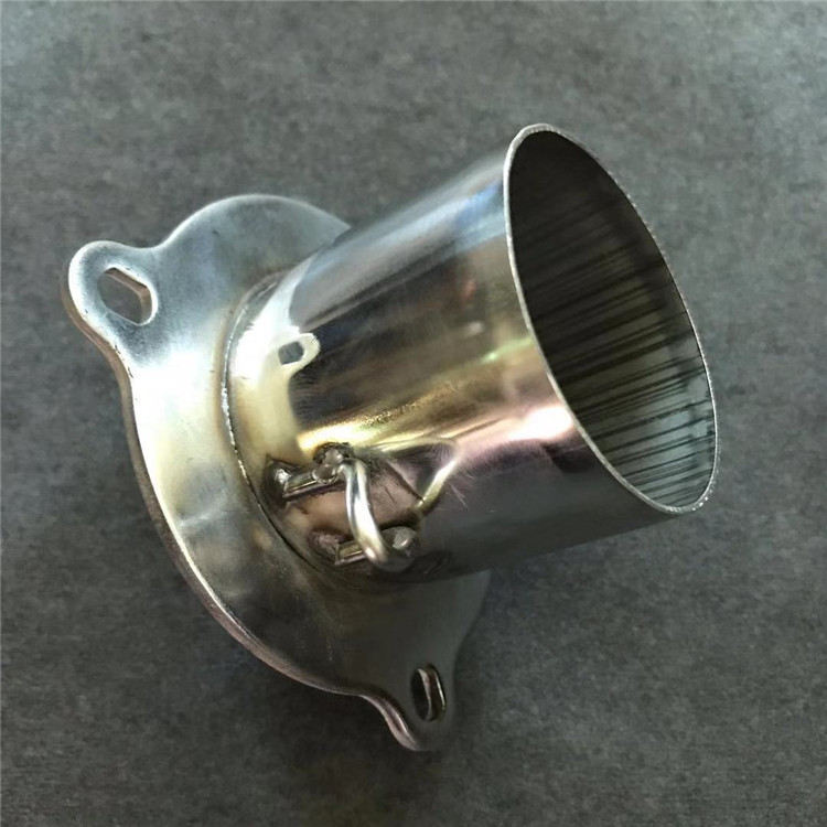 Giao diện ống xả xe máy đến cổng vít 51MM sửa đổi ống xả bằng thép không gỉ - Ống xả xe máy bô xe máy sirius