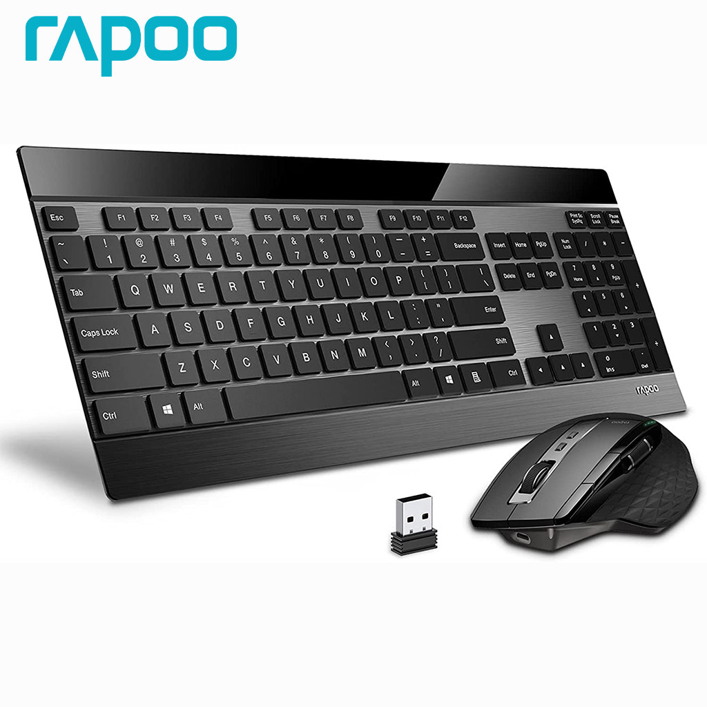 Rapoo 9900M Multi-Mode Bluetooth Wireless Keyboard and-Taoba