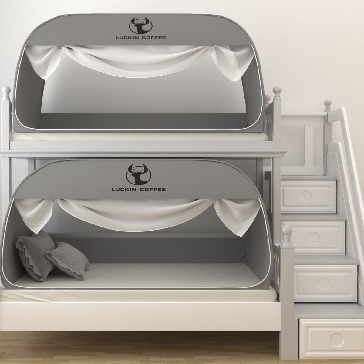 Free-to-install college students shading sloth bed nets up and down 90cm bottom Mongolian bunk bed nets up and down universal