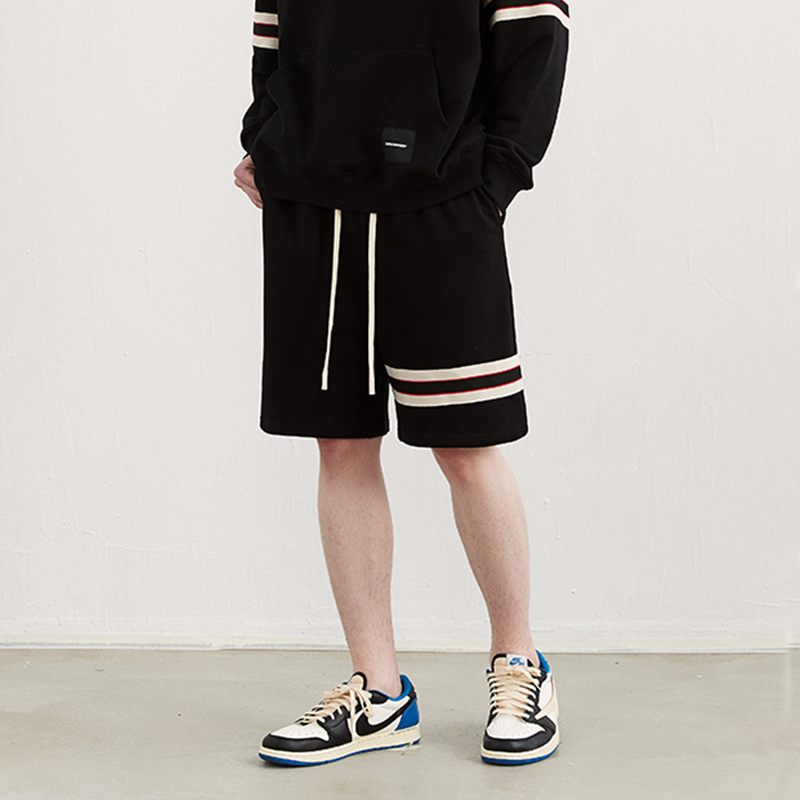 Lkgod American-Style Sports Basketball Shorts Trendy Brand Men's Summer Fitness Running Loose Pure Cotton Five-Point Shorts