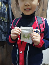 Plant rubbing material package children’s rubbing tools rubbing hammer pocket tie-dye square scarf free video tutorial